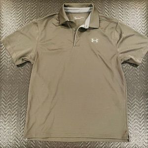 Under Armour Heat Gear Polo Shirt - color is more like olive green.